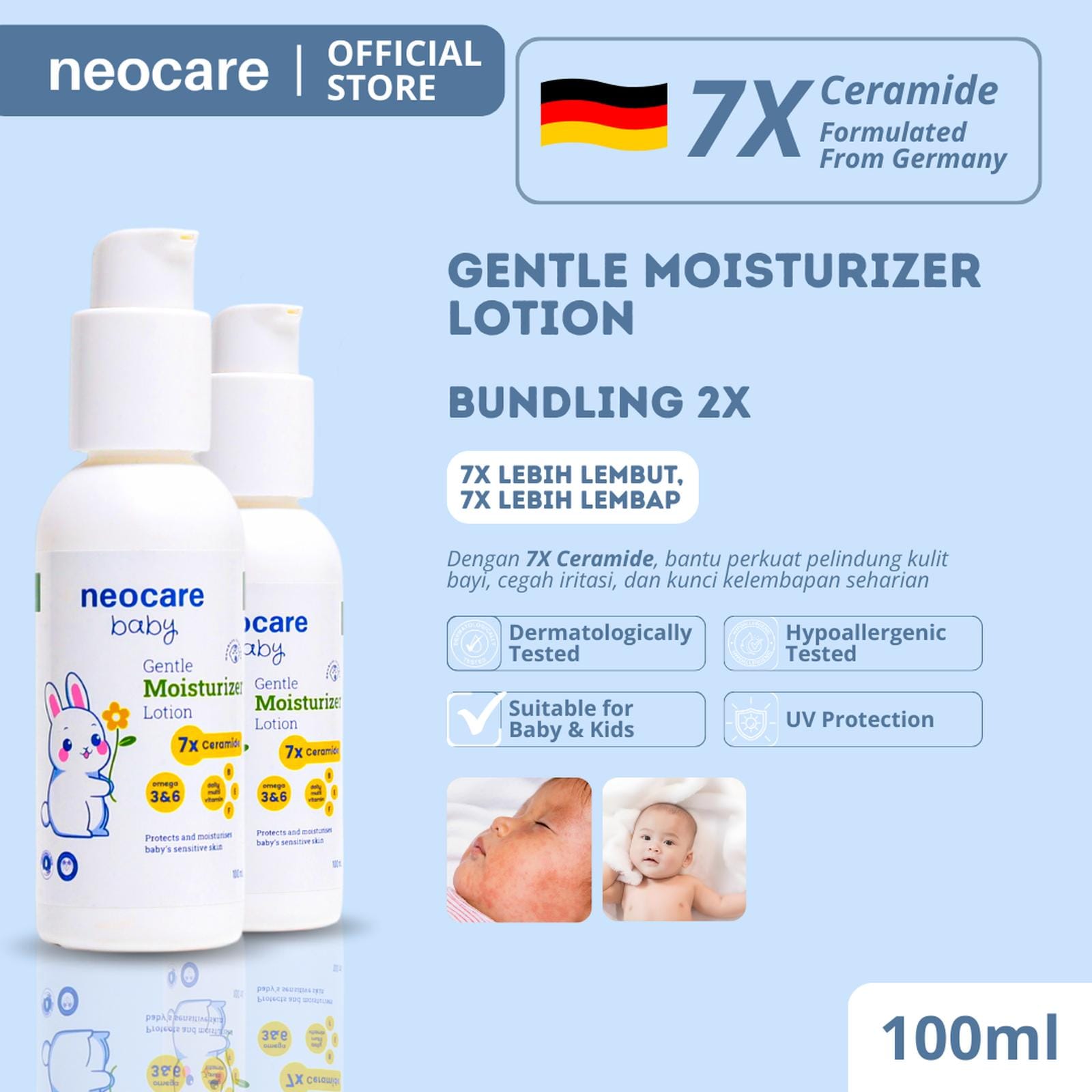 Gentle Moisturizer Lotion — Bundling 2X